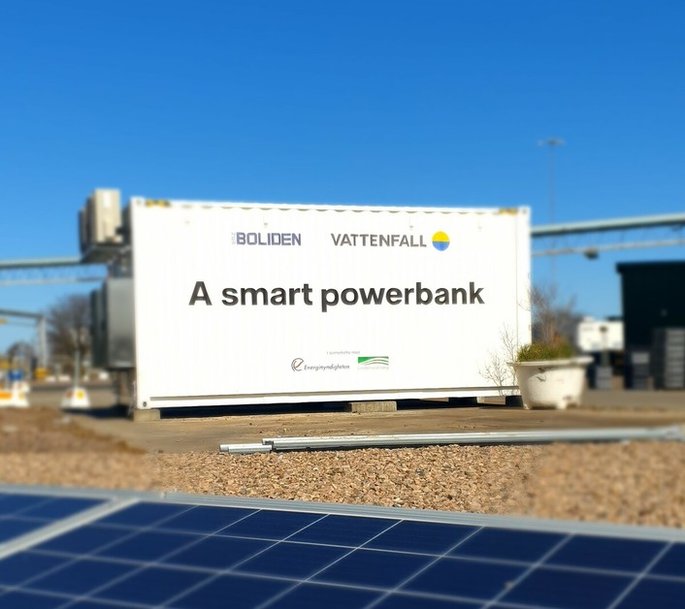 Smart skånskt batterilager nu i drift